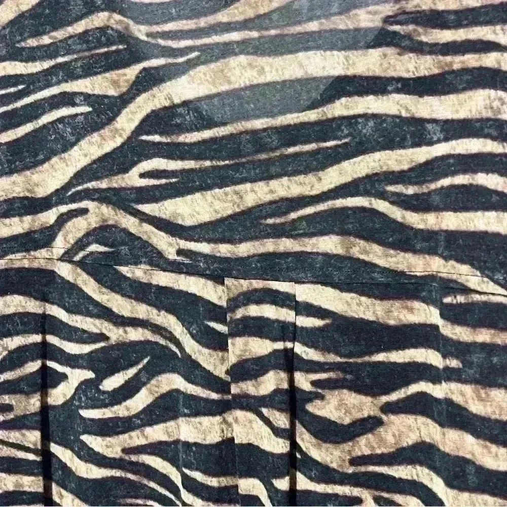 MICHAEL KORS Animal Print Top | Size Small
